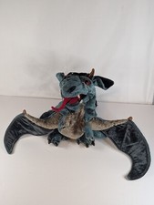 Folkmanis Sky Dragon Hand Puppet Dark Teal Blue 24  Full Body Plush Toy Stuffed