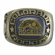 Colorado Rockies Classic Goldplated MLB Ring