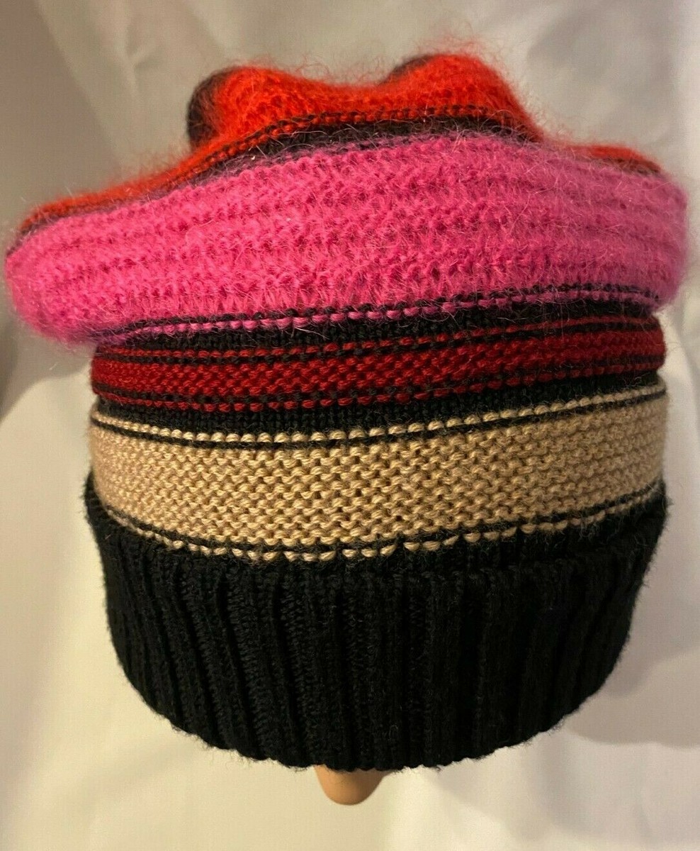 Bonnet Sonia Rykiel Multicolore En Laine - Modèle Original Et Superbe - Taille 1 Adolescent, Neuf