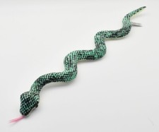 HANSA WRIGGLING SNAKE GREEN 59 BH6026 NEW Realistic Plush Animals from JAPAN