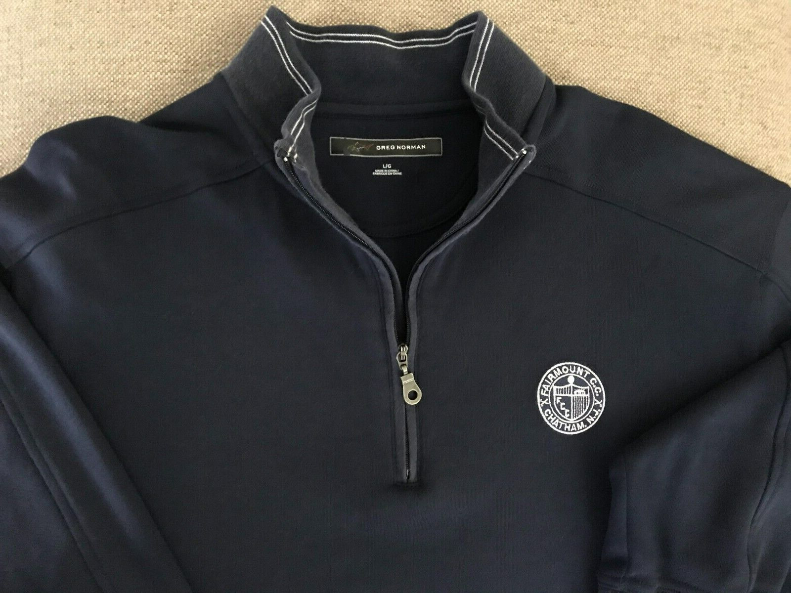 Greg Norman Men's Golf Sweater, 1/4 Zip, Fairmount C … Gem