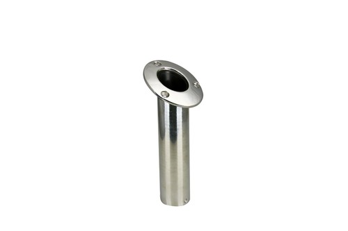 Soporte para caña de pescar Pactrade Marine 2 piezas barco de alta resistencia S.S 316 montaje al ras 30° - Imagen 3 de 7