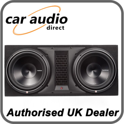 Rockford Fosgate P3-2X12 Dual P3 12'' Punch Power Loaded Gehäuse Subwoofer