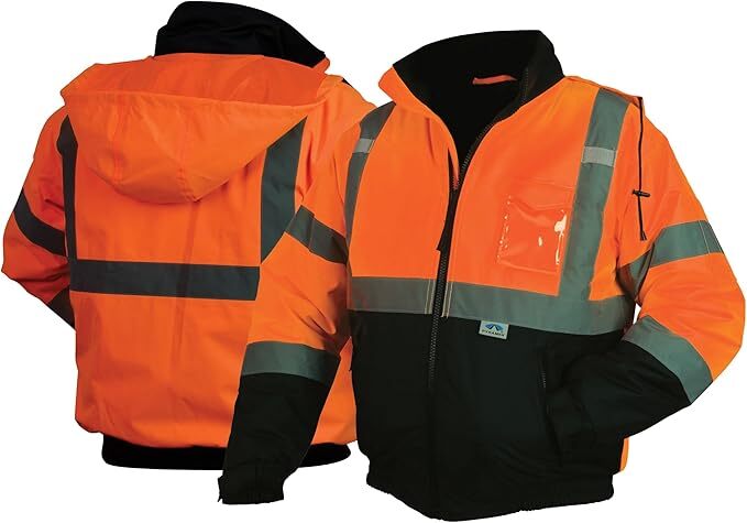 HIGH VISIBILITY ORANGE WATERPROOF REFLECTIVE INSULATED HIGH VISIBILITY ORANGE WATERPROOF REFLECTIVE INSULATED