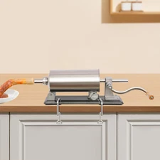 4L  Meat Sausage Stuffer Maker Commercial Home Filler Horizontal