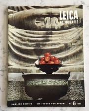 FOTOGRAFIA VINTAGE LEICA 1964 N. 6 EMISSIONE POSTERIORE ED. INGLESE FOTOGRAFIA MACCHINA FOTOGRAFICA 