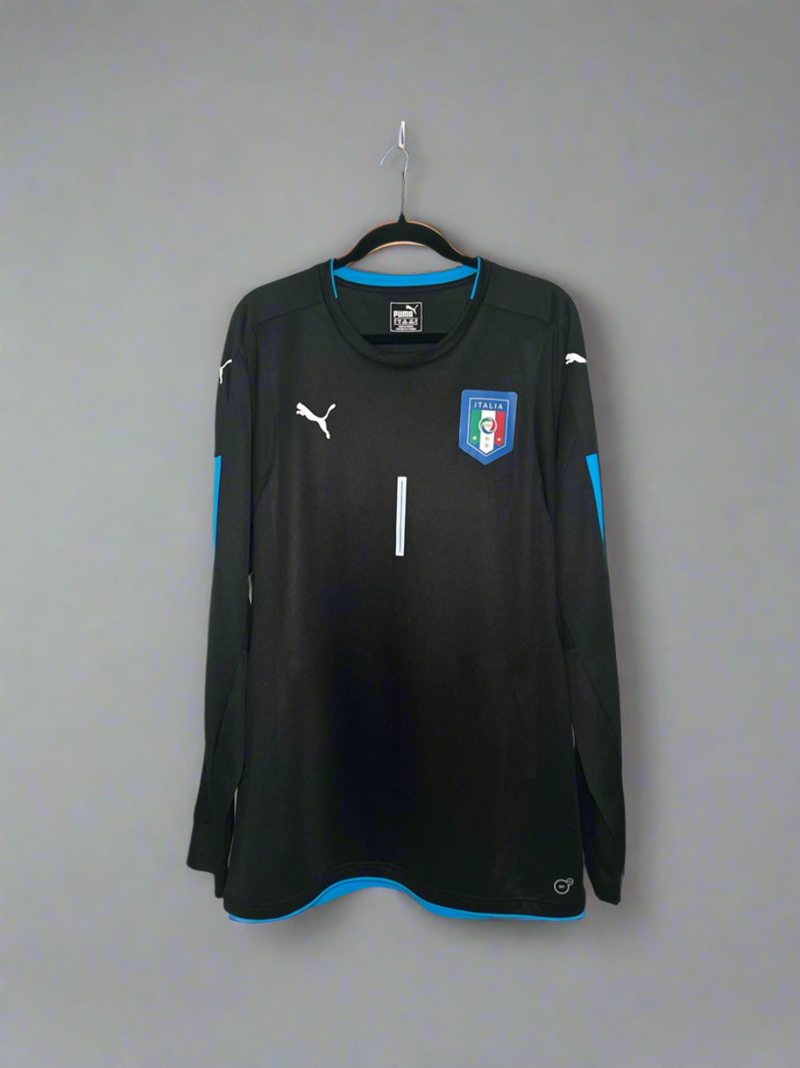 Italy Buffon #1 - Puma - 2016/2017 - AWAY GK Kit | eBay