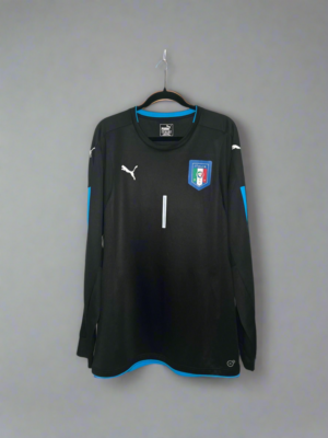 2016-2017 Italy Buffon GK Kit Soccer Jersey Shirt Puma XL