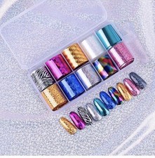 Nail Foil Transfer Decals - New - Sparkle - Transfer Foils - C