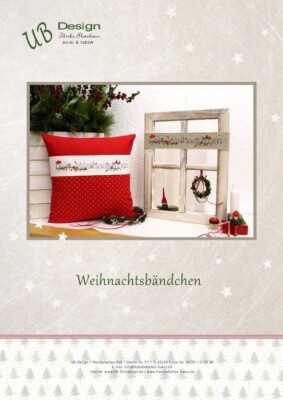 UB Design - Weihnachtsbändchen - Stickvorlage