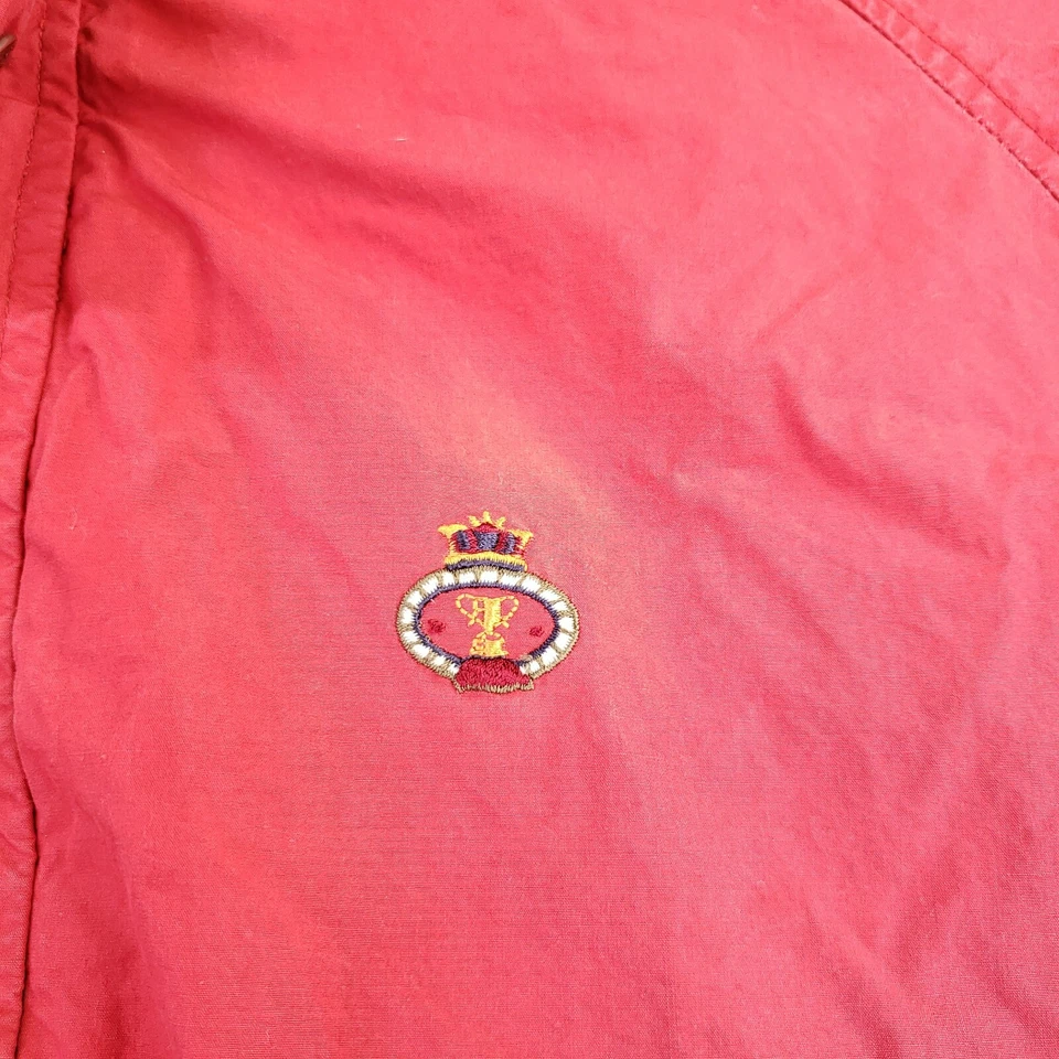 Chaqueta cortavientos deportiva Regatta de colección para hombre extra grande roja azul con capucha cremallera completa Foto 2 de 4