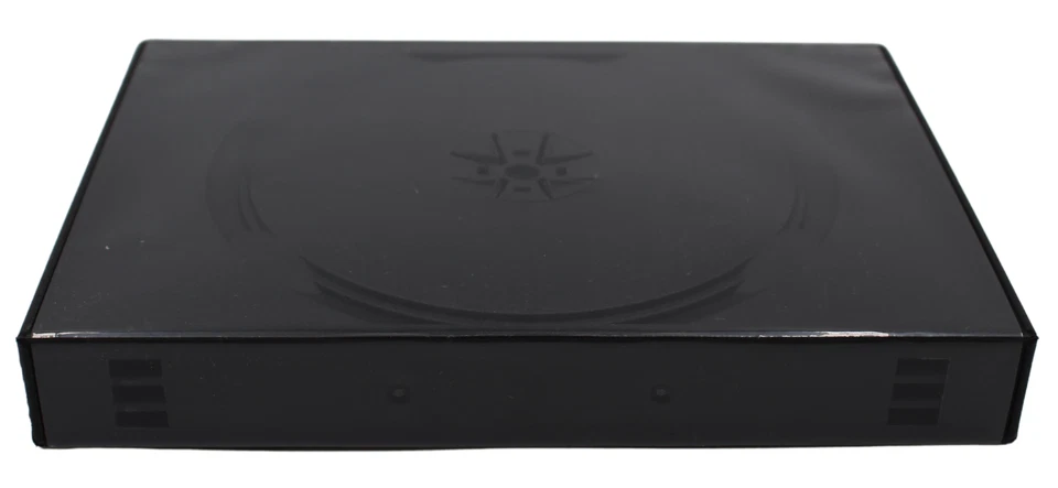 New Standard DVD Premium Black 8-Disc 27mm Replacement Movie Storage Shell Case Foto 4 de 4