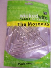 PROFESSOR PUZZLE WICKED WIRE 'THE MOSQUITO' DIFFICULT RATING SEALED NIB