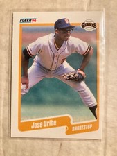 why is the 1990 fleer jose uribe card rare THE 1990 FLEER JOSE URIBE ERROR CARD CON JOB!