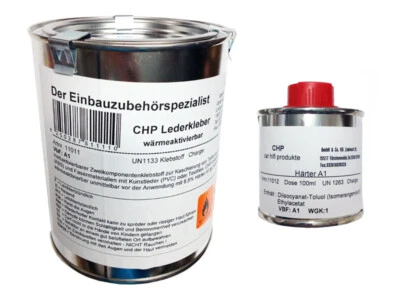 CHP 2-K Lederkleber wärmeaktivierbar (600ml) inkl. Härter (100ml) Kontaktkleber - Bild 1 von 3