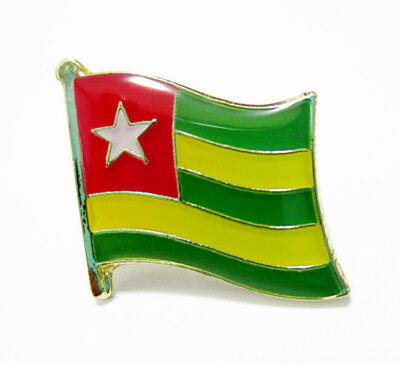 TOGO Togolese Country Metal Flag Lapel Pin Badge *NEW*MIX & MATCH BUY 3 TOGO Togolese Country Metal Flag Lapel Pin Badge *NEW*MIX & MATCH BUY 3