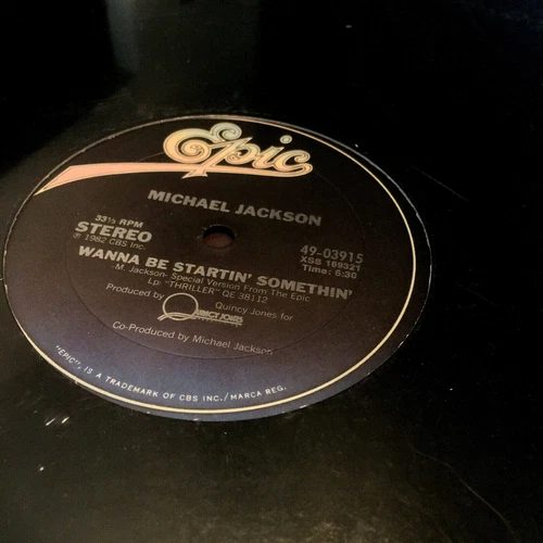 Michael Jackson- Wanna Be Statrtin' Something- 12"vinyl ext mix- SEALED-1982 mnt