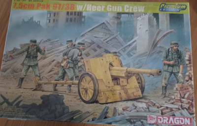1:35 Dragon 6445 7,5cm Pak 97/38 w/Heer Gun Crew