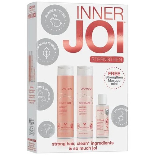 Joico InnerJoi Strengthen Shampoo, Conditioner 10.1 oz and Masque 1.7 oz Set - Picture 3 of 4