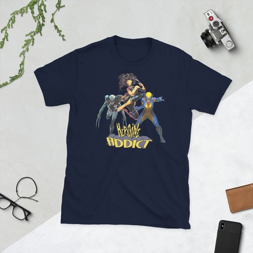 Heroine Addict, "Nice Outfits" (ALL NEW WOLVERINE Design) Short-Sleeve T-Shirt - Picture 4 of 11