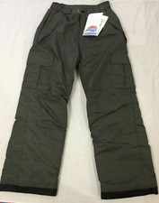 NWT PULSE BOYS GIRLS NYLON WATERPROOF CARGO SNOW SKI PANTS SIZE YOUTH L 14-16