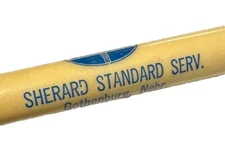 Vintage Gothenburg Nebraska Sherard Standard Service Oil Gas Station Tires Pen