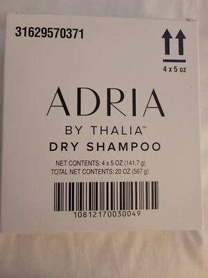 Adria by Thalia dry shampoo 4 pk box