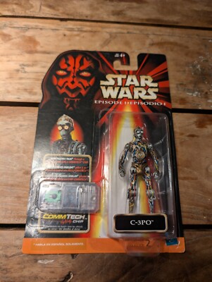 Hasbro Star Wars C-3PO Comm Talk Chip Episode 1 1999 NEU OVP 84106