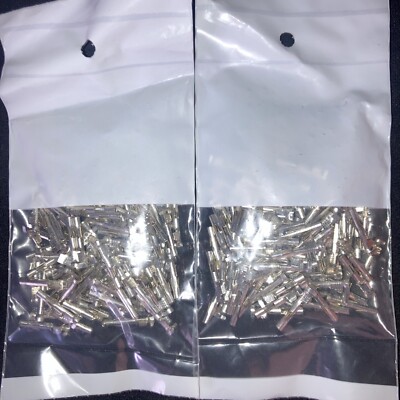 Molex 02-08-1002 + 02-08-2004 connector pins        20-14 awg   50 pcs. of each