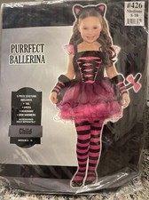 Purrfect Ballerina Costume Child 3T-4T / Medium/ Large