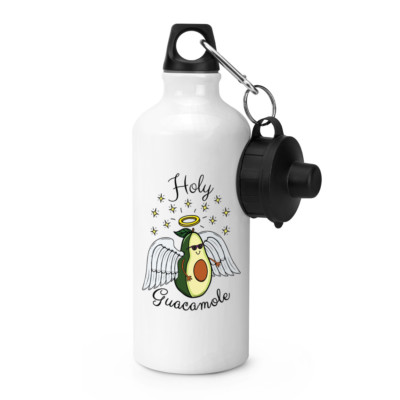 Holy Guacamole SPORTS Getränkeflasche - Lustig Avocado Scherz Lebensmittel Vegan