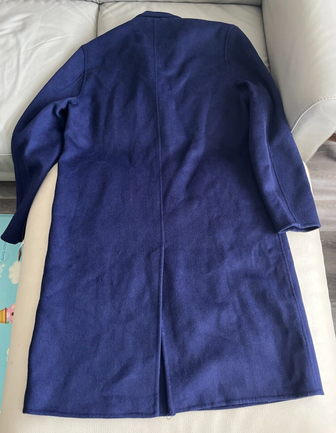 Zara Men’s Double- Faced Wool Blended Long Coat - Size L - MRSP$270 image 8