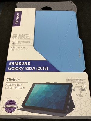 TARGUS CLICK-IN PROTECTION CASE SAMSUNG GALAXY TAB A HÜLLE HELLBLAU NEU