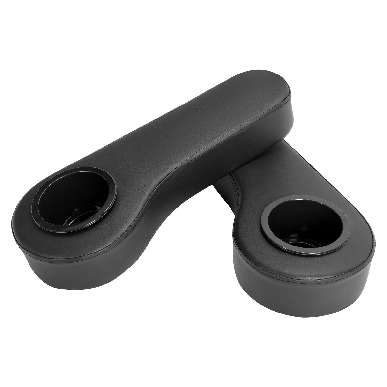 Universal Rear Seat Arm Rest Cup Holder Black for EZGO Club Car Yamaha Golf Cart