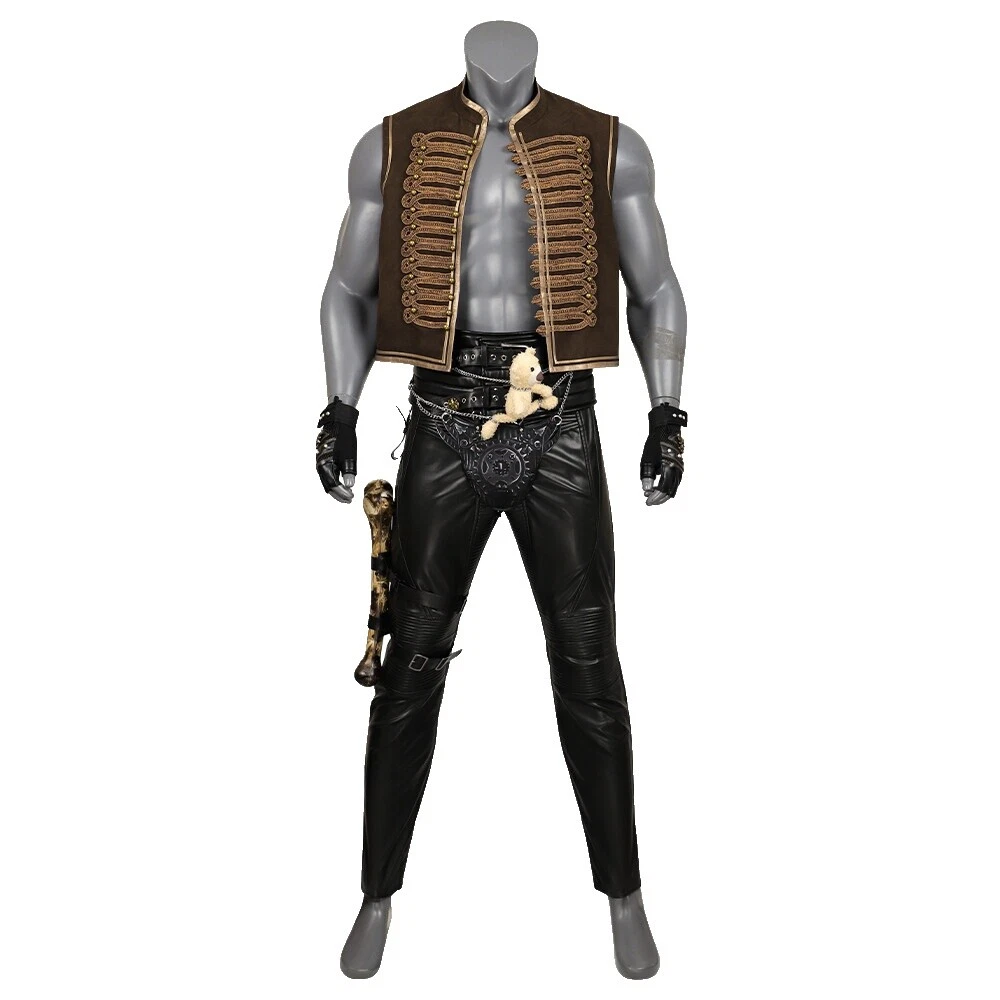 Faux Leather Complete Outfit Cosplay Costumes for Men