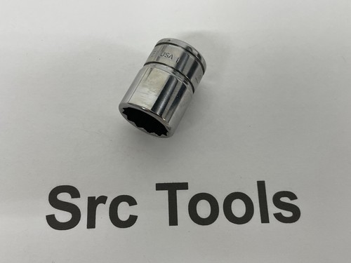 Snap-On Tools USA NEW 3/8" Drive 12pt 9/16" SAE Shallow Chrome Socket F181 - Picture 4 of 6