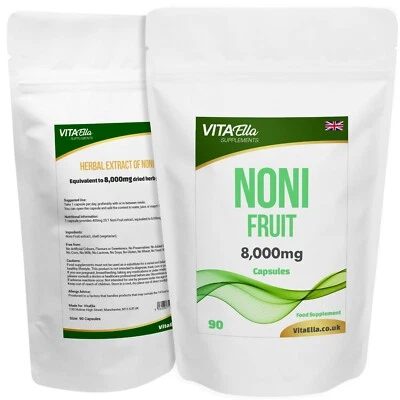 VITAELLA Noni Fruit | 8,000mg Capsules | Powerful Formula | Best Value on Ebay