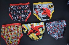 Disney Boys' Incredibles 5-Pack Underwear Briefs Sizes: 4, 6, 8 
