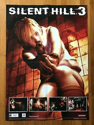 Silent Hill 3 Playstation 2 XBOX Premium POSTER MADE IN USA