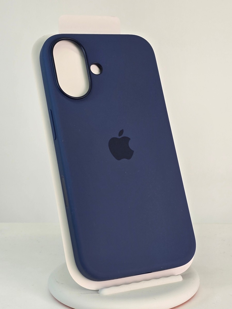 iPhone 16 Silicone Case 青 iPhone 16e Silicone Case - Winter Blue - Apple