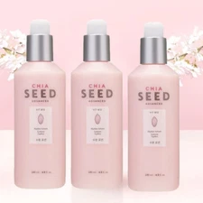 Lot 3x Korean THE FACE SHOP Chia Seed Advanced Hydro Lotion Via B12 145ml