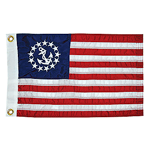 FLAG 12X18 US YACHT ENSG Taylor Made 8118 - Picture 1 of 1