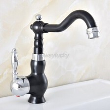 Bathroom/Kitchen Sink Basin Faucet Deck Mount Single Handle Mixer Tap wnf489