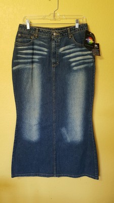 Best Price Jeanology Womens Skirt Size 10 Long Length Blue Denim Stretch Denim Best Price Jeanology Womens Skirt Size 10 Long Length Blue Denim Stretch Denim