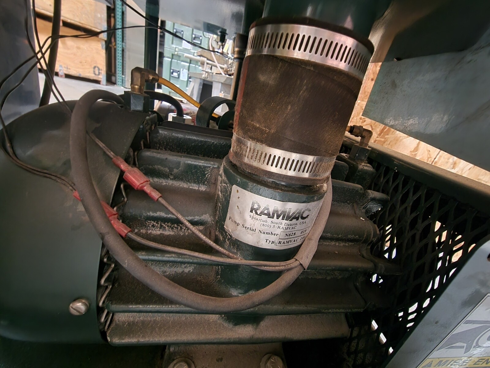 Ramvac Bison Dental Vacuum Pump System RotaryVane Operatory Suction