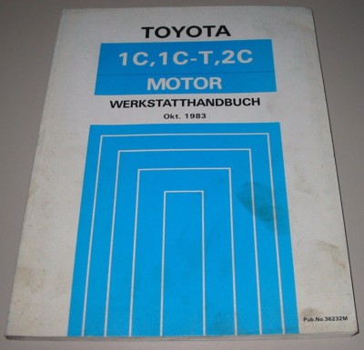 Werkstatthandbuch Toyota Corolla Carina + II Camry Corona Liteace Model F Motor!
