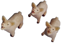 3 X Mini Schweine Babys - Safari Ltd. Ca. 2,8 Cm Ab 5+ Jahren *Neu*