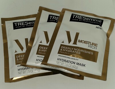 3 TRESemme Moisture Rich Hydration Mask - 1.5 oz (42 g) 3-Pack
