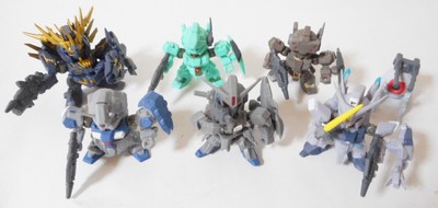 Set Of 7 Figure Bandai Sd Gundam Gashapon Warrior Next Ebay