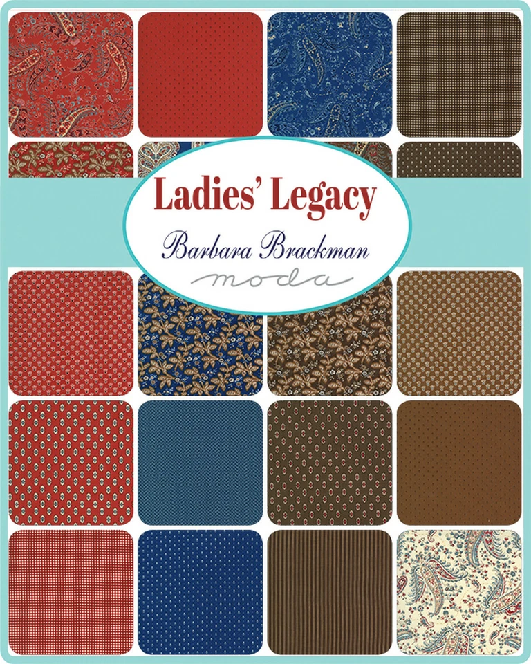 Ladies' Legacy Moda Fat Quarter Bundle 100% Cotton 18"x22" Precut Fabric - Image 2 of 2